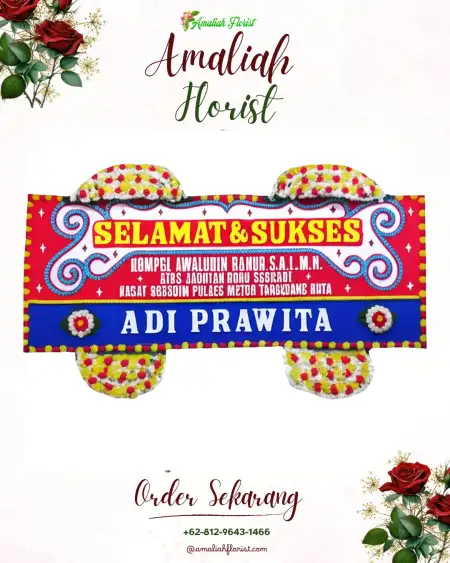 Papan Bunga Ucapan Selamat Bumitirto